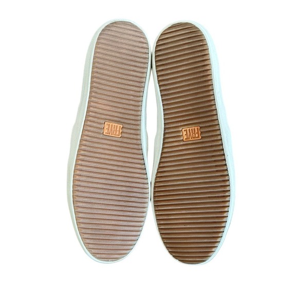 Frye Dylan Women's 9.5M Brown Gray Leather Slip On Athletic Shoes Sneakers - Picture 5 of 7